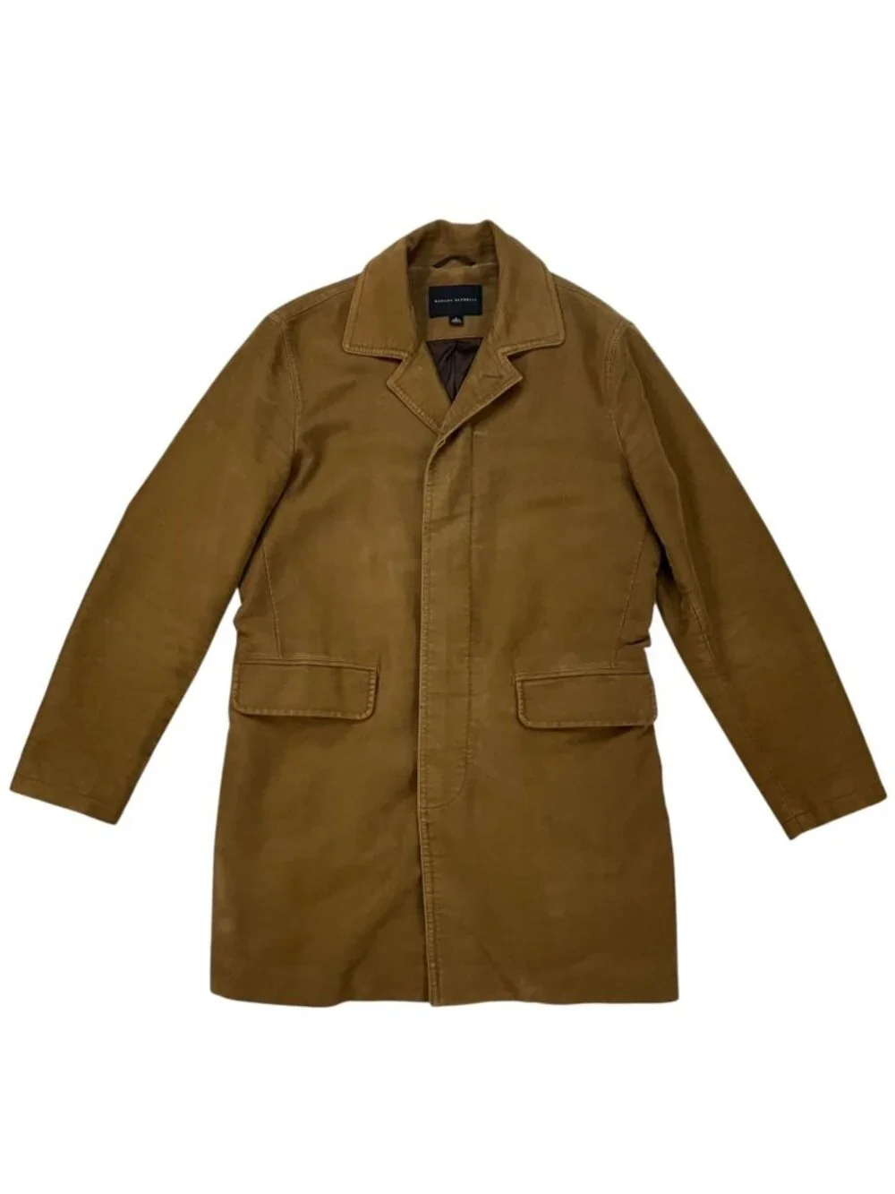 Banana Republic Mens Moleskin Car Coat S Brown Fall Fashion